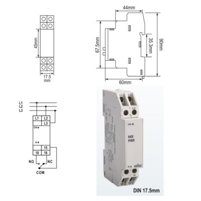 Rơ Le Bảo Vệ Pha SELEC 642PSR