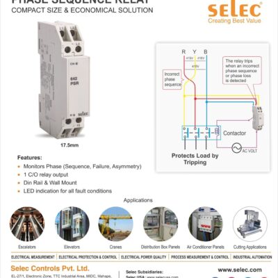 Rơ Le Bảo Vệ Pha SELEC 642PSR