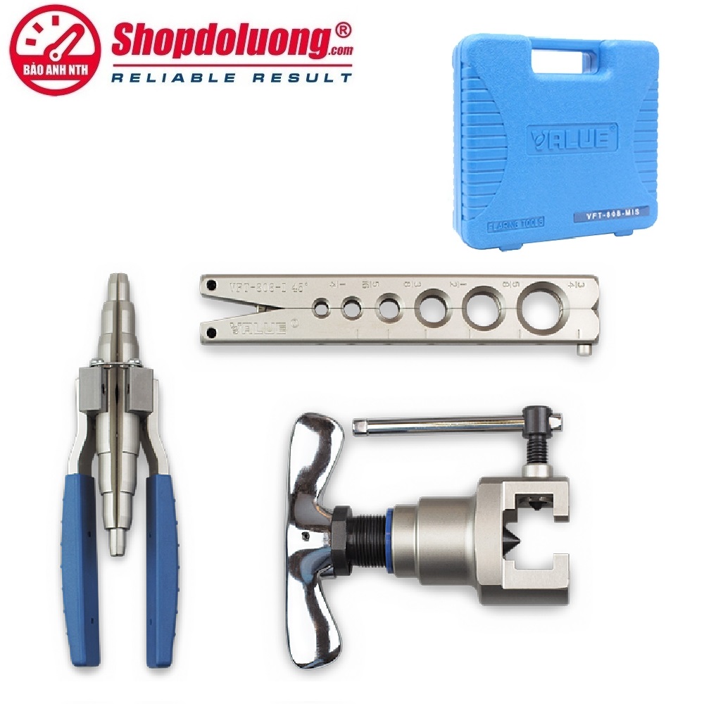 Bộ Loe Nong Ống Đồng Lệch Tâm VALUE VFT-808-IE 10 shopdoluong.com-Bộ Loe Nong Ống Đồng Lệch Tâm VALUE VFT-808-IE