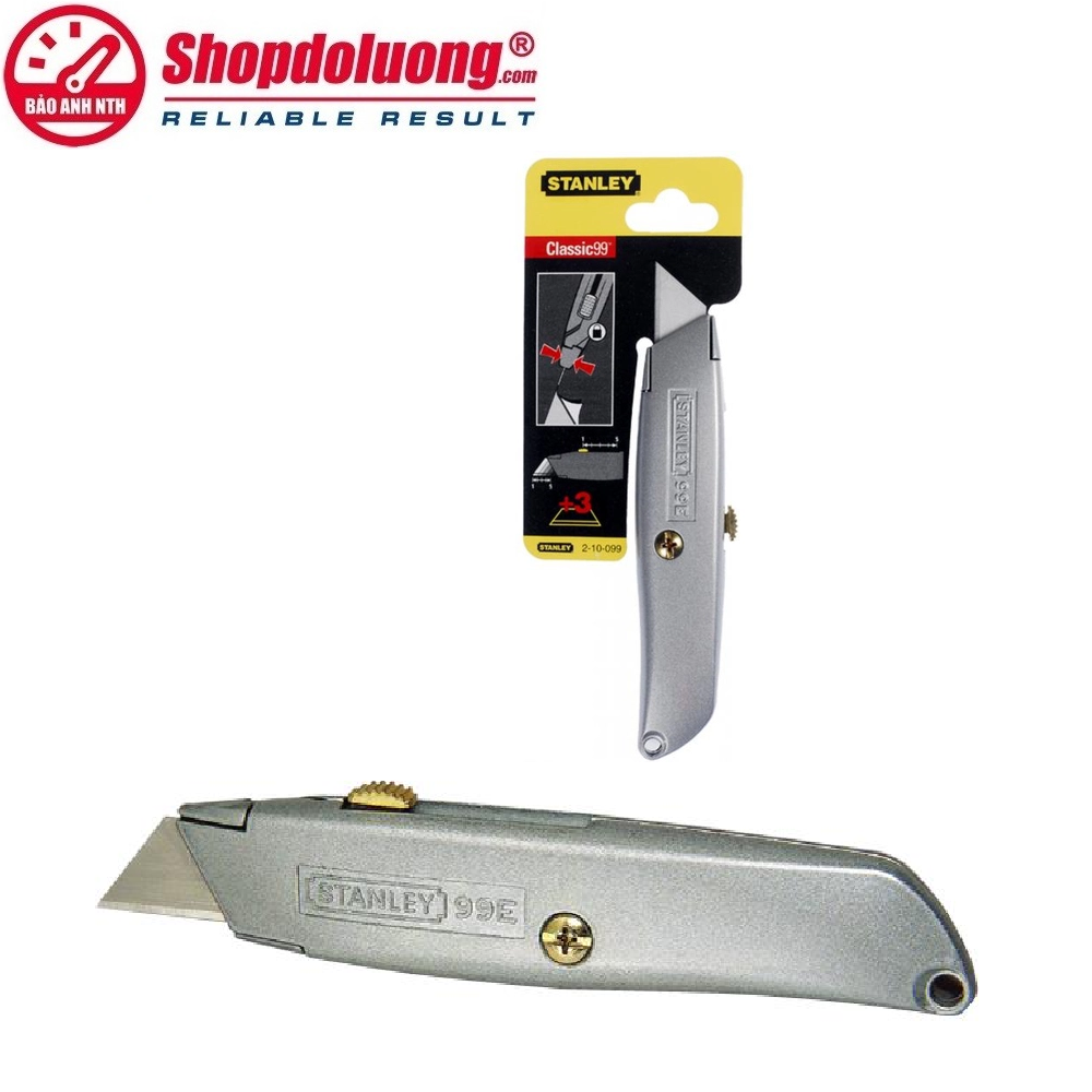 Dao Rọc Giấy Cán Nhôm STANLEY 10-099 (18mm) 1 shopdoluong.com-Dao Rọc Giấy Cán Nhôm STANLEY 10-099 (18mm)