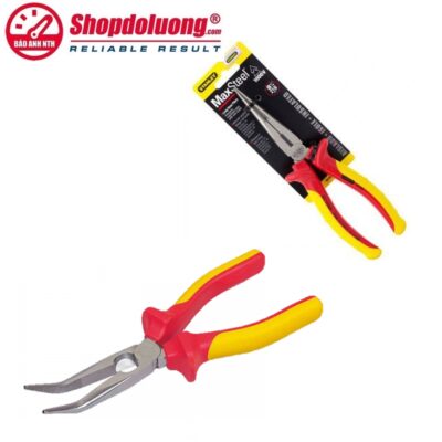 shopdoluong.com-Kìm Nhọn Mỏ Cong Chuyên Dùng Cao Cấp 8 Inch STANLEY 84-008 (1000V-200mm)