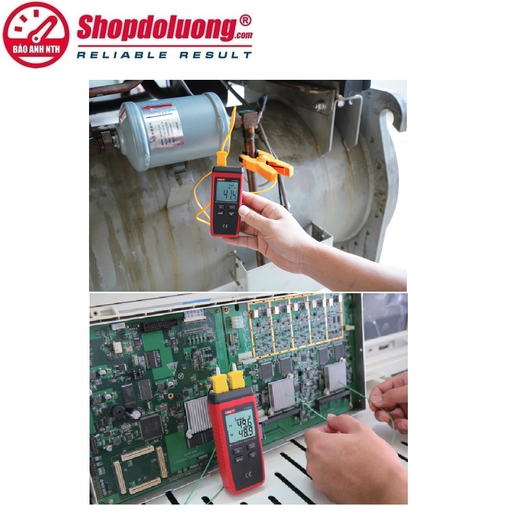 THIẾT BỊ ĐO NHIỆT ĐỘ TIẾP XÚC 2 KÊNH UNI-T UT320D (K/J) 8 shopdoluong.com-THIẾT BỊ ĐO NHIỆT ĐỘ TIẾP XÚC 1 KÊNH UNI-T UT320A (K/J).