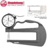 shopdoluong.com-ĐỒNG HỒ ĐO ĐỘ DÀY VẬT LIỆU KIỂU CƠ MITUTOYO 7323A (0~20mm/0.01mm)