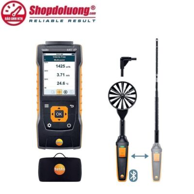 shopdoluong.com-BỘ KIT ĐO TỐC ĐỘ GIÓ KHÔNG DÂY TESTO 440 (0.3~35 m/s)