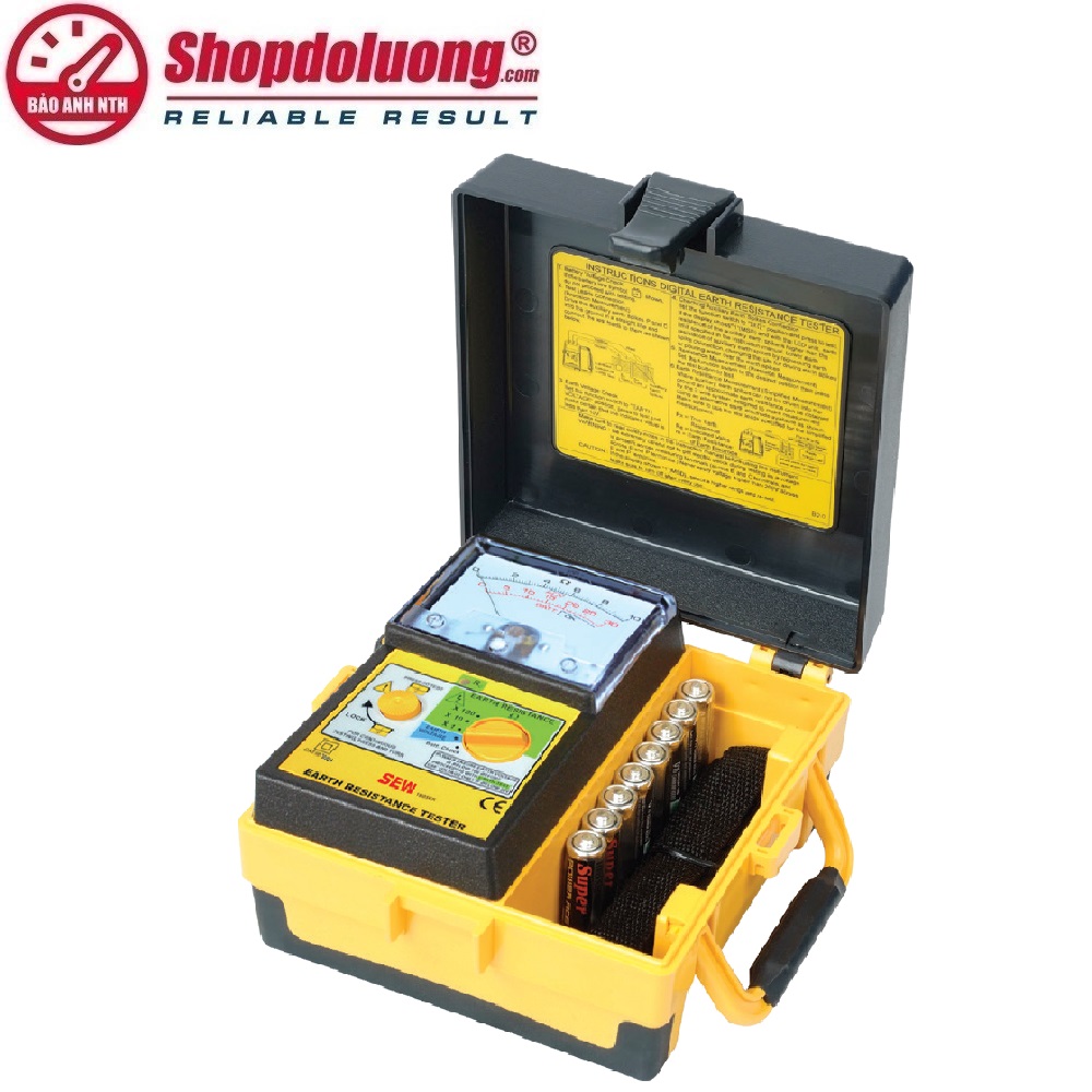 shopdoluong.com-MÁY ĐO ĐIỆN TRỞ ĐẤT 3 DÂY SEW 1805 ER (0-1000Ω)