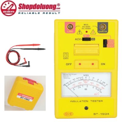 shopdoluong.com-MÁY ĐO ĐIỆN TRỞ CÁCH ĐIỆN SEW ST-1504 (1kV/400MΩ)