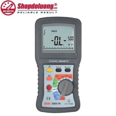 shopdoluong.com-MÁY ĐO ĐIỆN TRỞ CÁCH ĐIỆN SEW 8005 IN (500V/200GΩ)