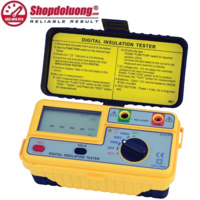 shopdoluong.com-MÁY ĐO ĐIỆN TRỞ CÁCH ĐIỆN SEW 1161 IN (1kV/2000MΩ)