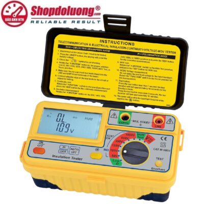 shopdoluong.com-MÁY ĐO ĐIỆN TRỞ CÁCH ĐIỆN-LIÊN TỤC-ĐIỆN ÁP SEW 1165 IN (1kV/8GΩ)