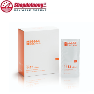 shopdoluong.com-DUNG DỊCH HIỆU CHUẨN EC HANNA HI70031P (1413 µS/cm)