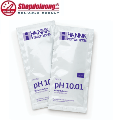 shopdoluong.com-DUNG DỊCH HIỆU CHUẨN pH 10.01 HANNA HI70010P (25gói/20ml)