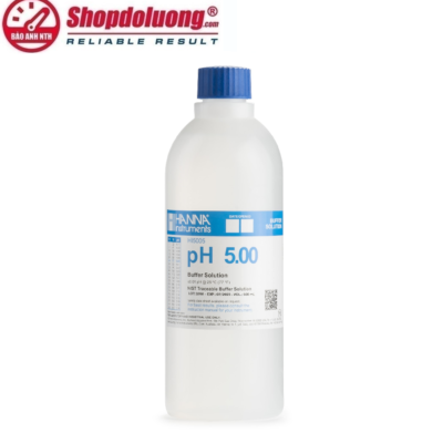 shopdoluong.com-DUNG DỊCH HIỆU CHUẨN pH 5.00 HANNA HI5005 (500ml)